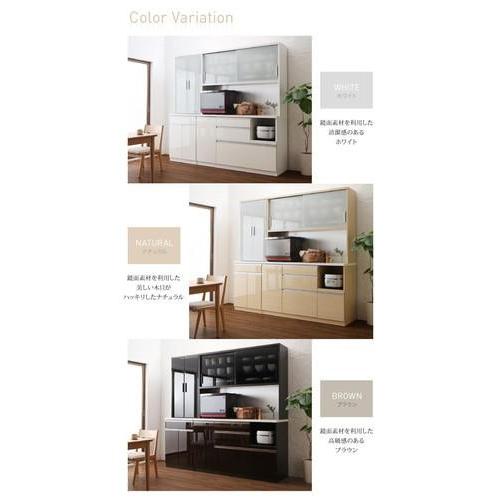 ブランド 食器棚 キッチン 収納 棚 ラック 大容量 ( 組立有 約 幅100 奥行50 高さ180 ) ハイタイプ 大型レンジ 引き戸 ガラス 引出 コンセント 炊飯器 スライド モダン 【BCD1729133239】(62989円)