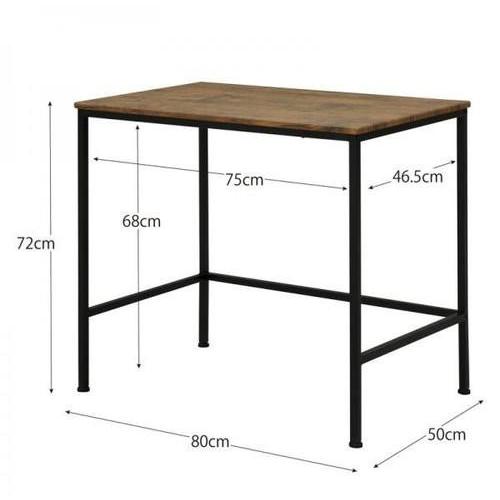 再再販 オフィスデスク シンプル 北欧 安い おしゃれ Pcデスクデスク デスク 机 パソコンデスク パソコンラック パソコンデスク80cm フリーデスク 平机 テーブルカラー ブラウン Www Gatorheatandair Com