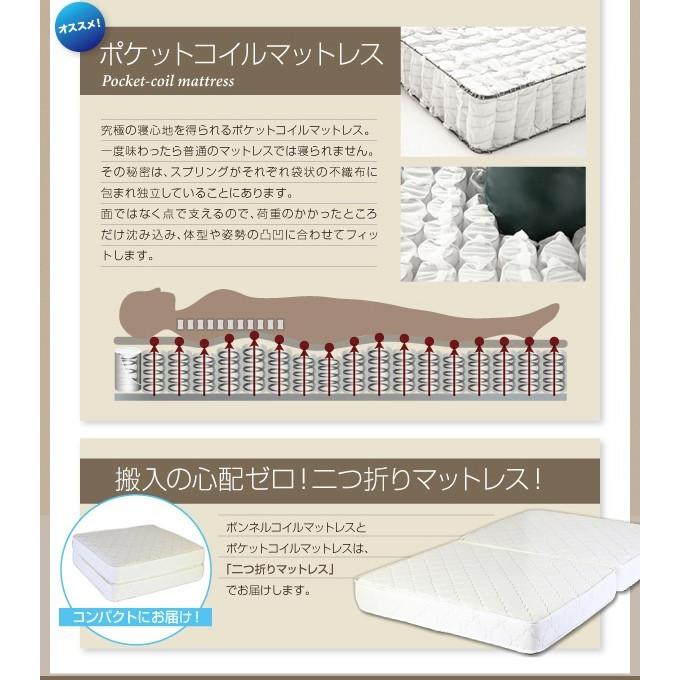 連結ベッド 幅200 キング ワイド 2人 3人 4人 家族 つなげる 2台 連結 分割 ファミリー 親子 マットレス付き ベッド下 収納 大容量 高い 床下 スペース 全面_6