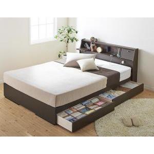 シングルベッド 一人暮らし マットレス付き チェスト ベッド下 収納 引き出し 大容量 宮 棚 携帯 リモコン 照明 読書灯 ライト 電気 コンセント スマホ 充電