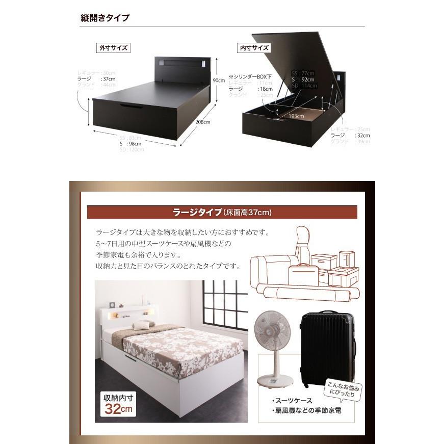 ★最終価格★ シングルベッド 一人暮らし マットレス付き 跳ね上げ式ベッド ガス圧 ベッド下 収納付き 大容量 宮 棚 携帯 収納 照明 読書 ライト コンセント スマホ 充電 【CE1771282222】(64525円)