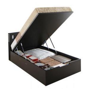 シングルベッド 一人暮らし マットレス付き 跳ね上げ式ベッド ガス圧 ベッド下 収納付き 大容量 宮 棚 携帯 収納 照明 読書 ライト コンセント スマホ 充電(65817円)