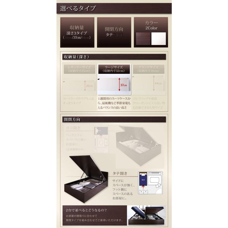 【正規販売店】 シングルベッド 一人暮らし マットレス付き 跳ね上げ式ベッド ガス圧 ベッド下 収納付き 大容量 コンセント 収納 スマホ 充電 電気 モダン 【WSO1503768079】(54780円)