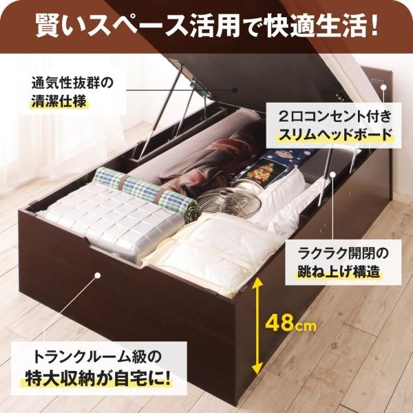 ブランド シングルベッド 一人暮らし マットレス付き 跳ね上げ式ベッド ガス圧 ベッド下 収納付き 大容量 コンセント 収納 スマホ 充電 電気 モダン 【LW1196750740】(43596円)