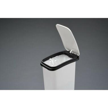 ゴミ箱 おしゃれ ごみ箱 ダストボックス スリム 縦型 オフィス トイレ キッチン リビング カフェ ホワイト 白 約 幅25 奥行4.3 高さ58.8_7