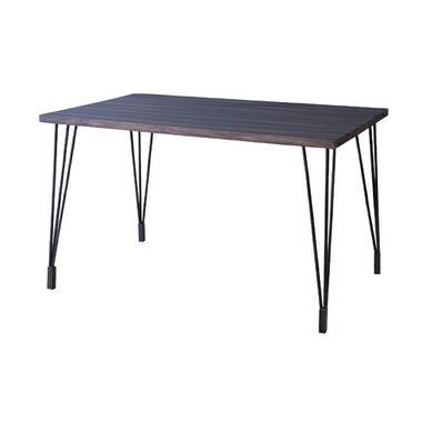 ダイニングテーブル おしゃれ 安い 北欧 食卓 テーブル 単品 モダン デスク 机 テレワーク 在宅 会議用テーブル ダークブラウン 約 幅120 奥行70 高さ70