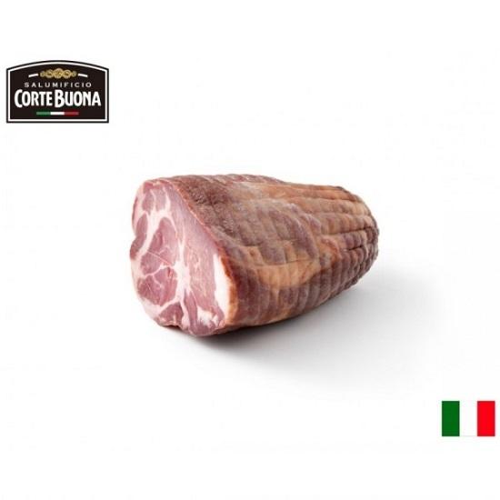 1078円 高質 数量限定 コルテボーナ 生ハム イタリア コッパ ハーフカット 不定貫3 7円 ｇ 税抜き 約900g 賞味期限22 6 7