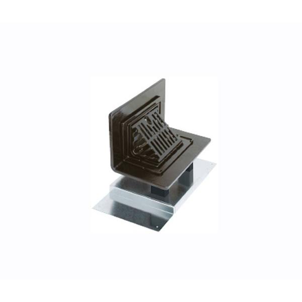 カネソウ　ルーフドレン / WDXH 100mm / 鋳鉄製 / よこ引き用 / デッキプレート打込型 / 防水層張掛け幅100mm