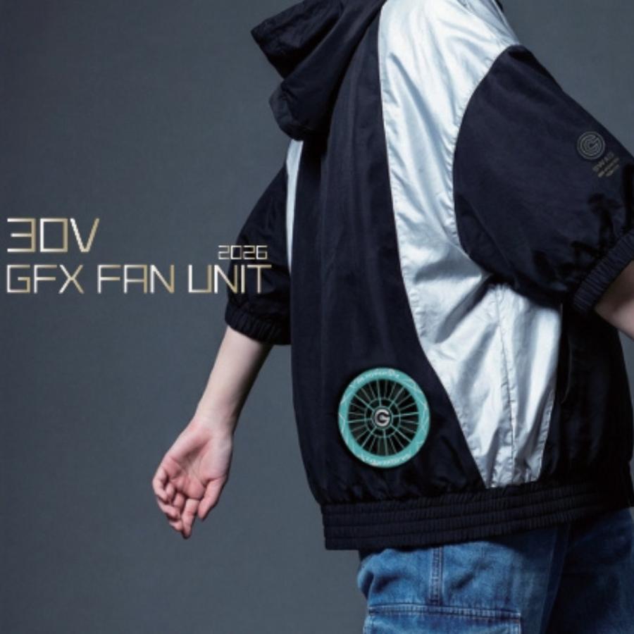 長信ジャパン 空調服 ファン バッテリ- GFX30Vファン バッテリ-2点