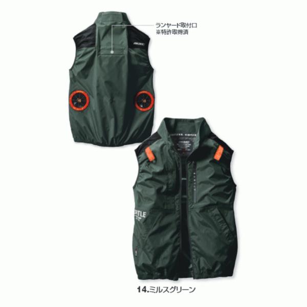BURTLE（バートル） 新色 春夏用 エアークラフトベスト AC2014 ユニ