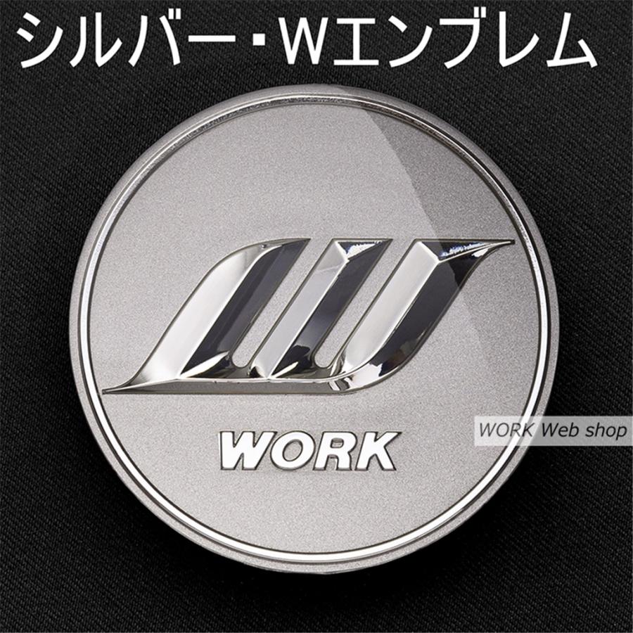 WORK ワーク(WORK) コーポレートマーク センターキャップ 4個