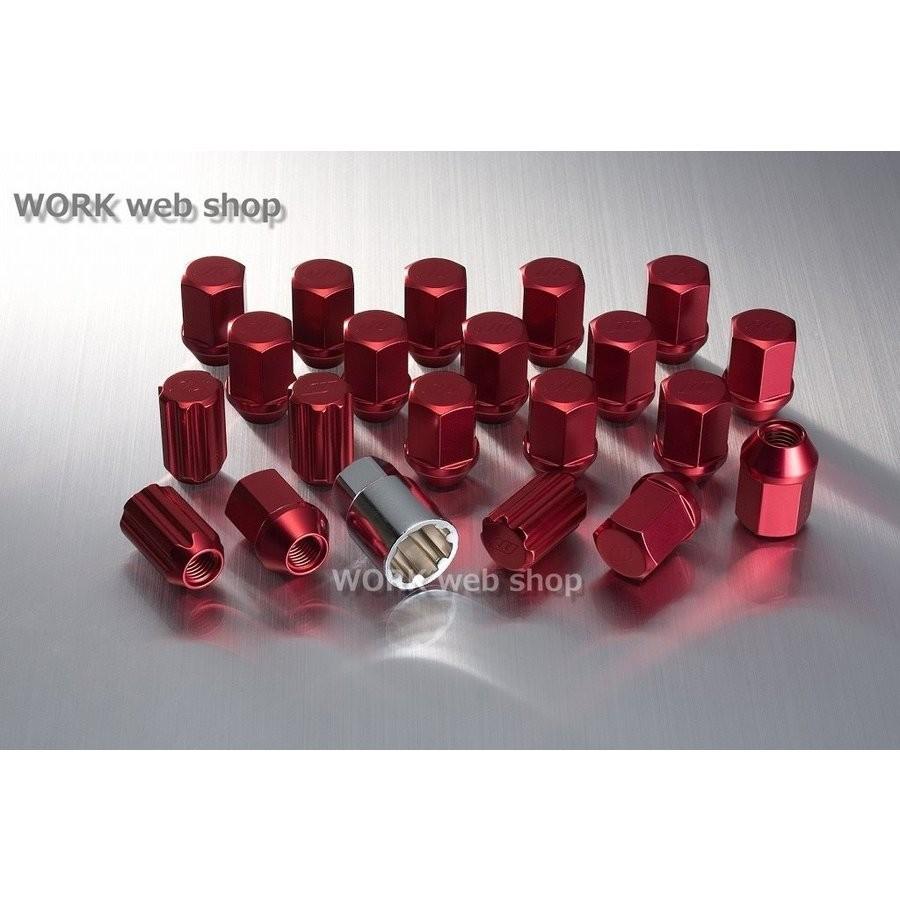 WORK WORK(ワーク) アルミ製ホイールナット P1.5 ロックナット