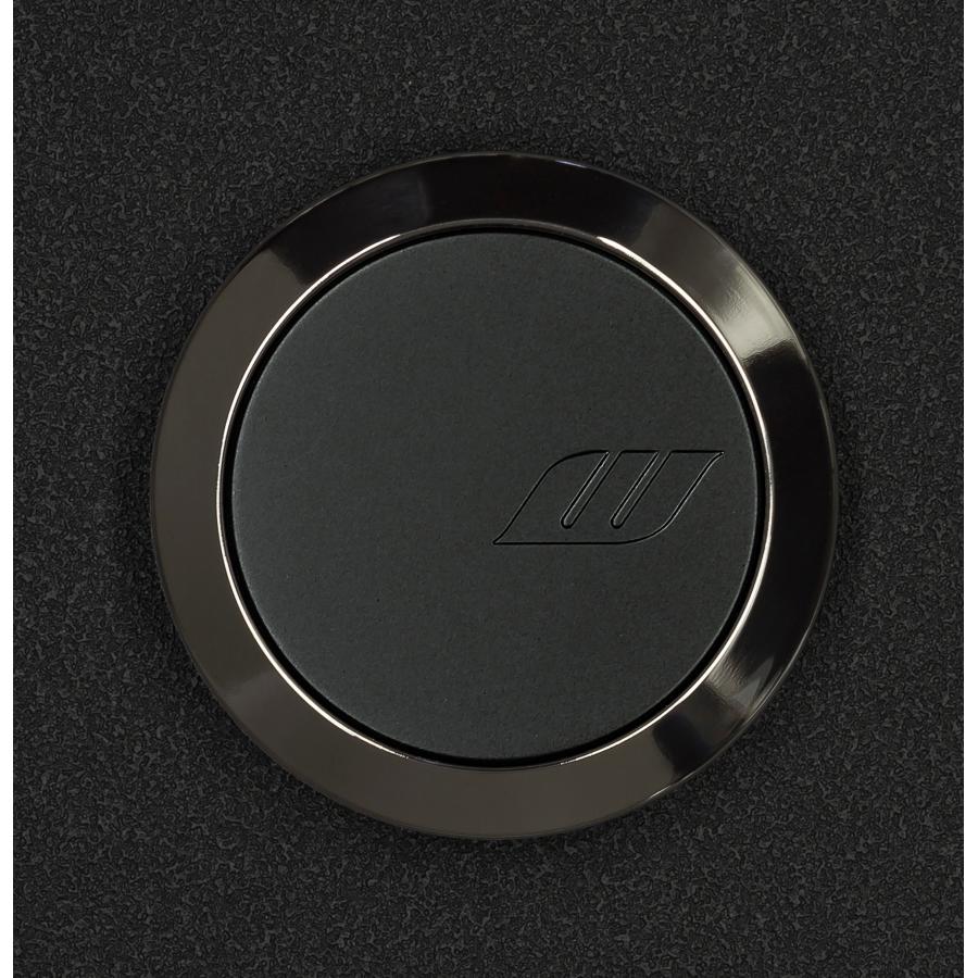 WORK FLAT type W ブラック センターキャップ 4個セット エモーション