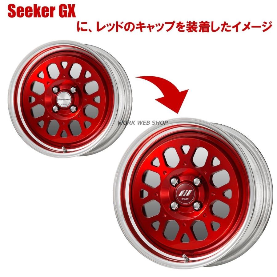 WORK ワーク(WORK) コーポレートマーク センターキャップ 4個 WORK ワーク(WORK) コーポレートマーク センターキャップ 4個