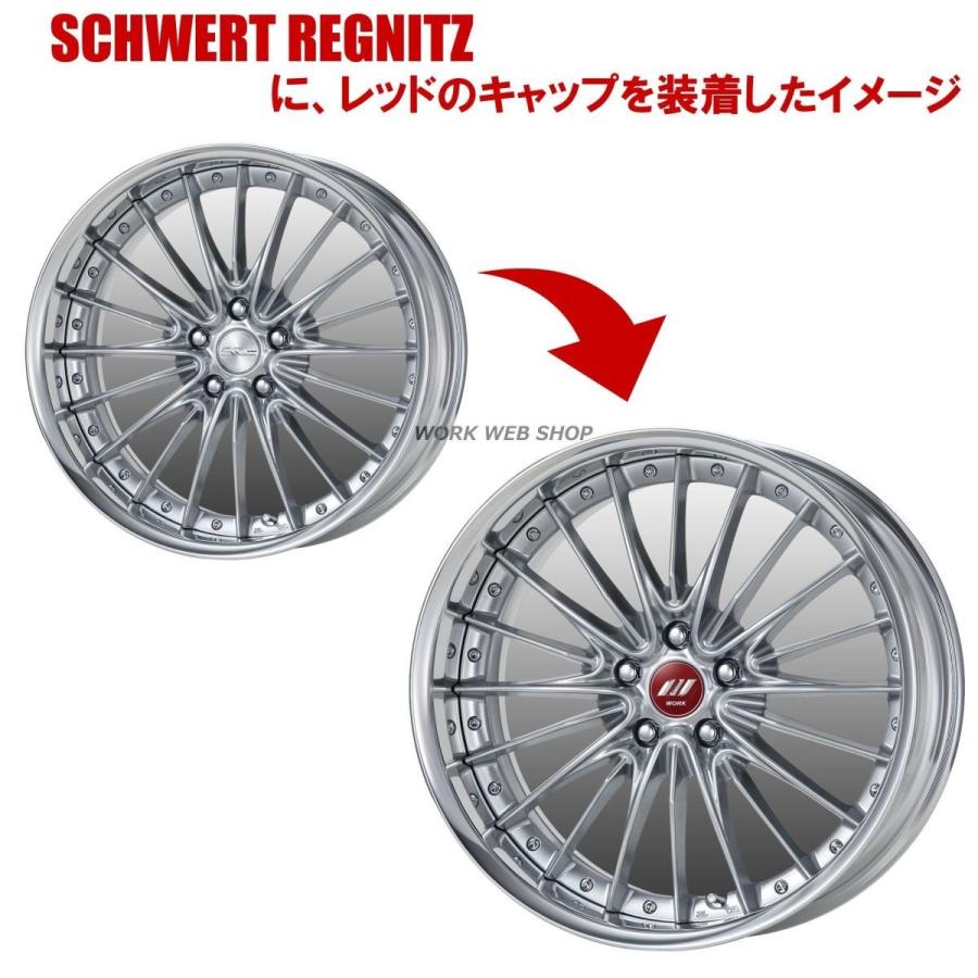 WORK ワーク(WORK) コーポレートマーク センターキャップ 4個セット