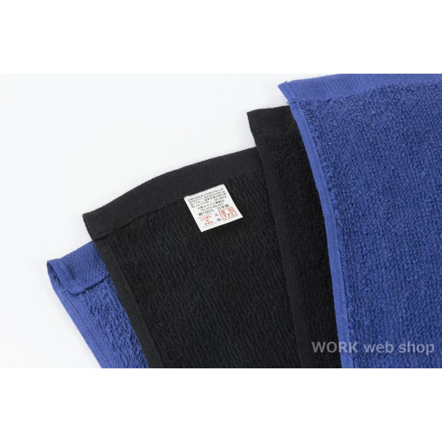ワーク WORKロゴ入り泉州タオル 日本製 ブルーとブラックの2色｜work-web-shop｜04