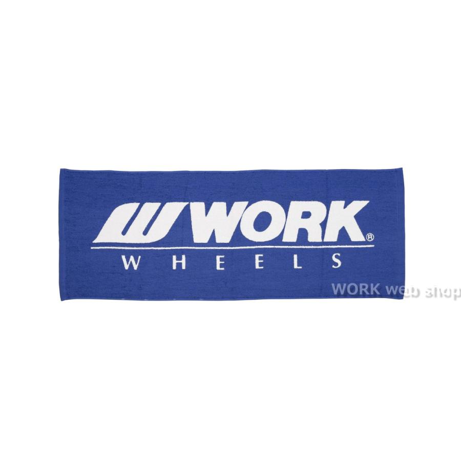 ワーク WORKロゴ入り泉州タオル 日本製 ブルーとブラックの2色｜work-web-shop｜02