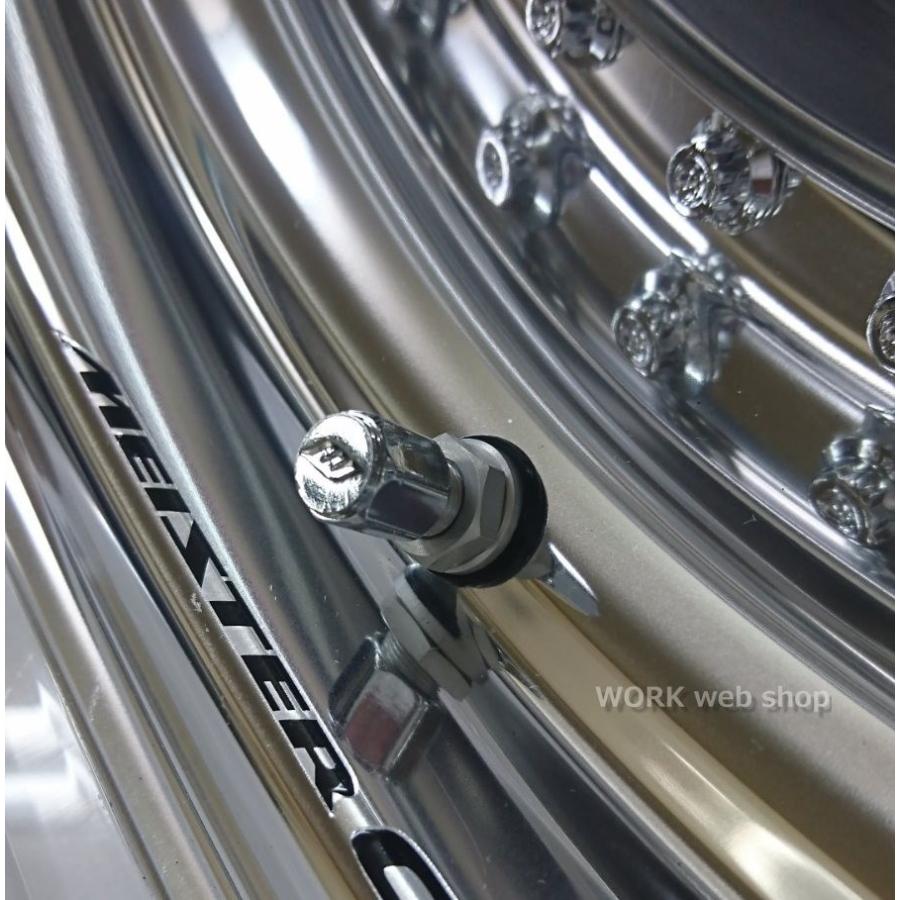 WORK WORK(ワーク) エアバルブキャップ 4個セット アルミ製 ブラック