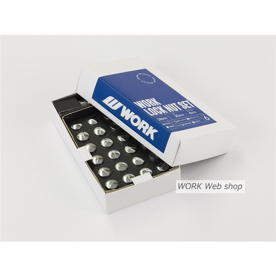 WORK WORK(ワーク) M14xP1.5 ロックナットセット 24個入り WORK WORK(ワーク) M14xP1.5 ロックナットセット 24個入り