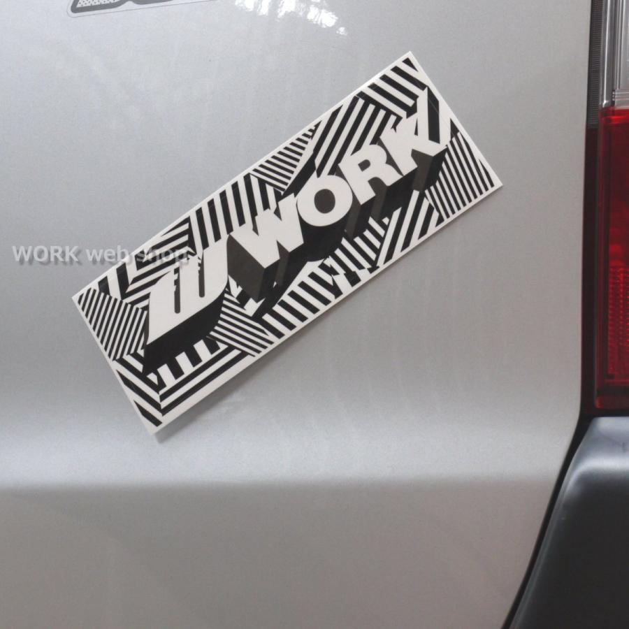 WORK 【在庫限り】WORK（ワーク）ステッカー カラフルで
