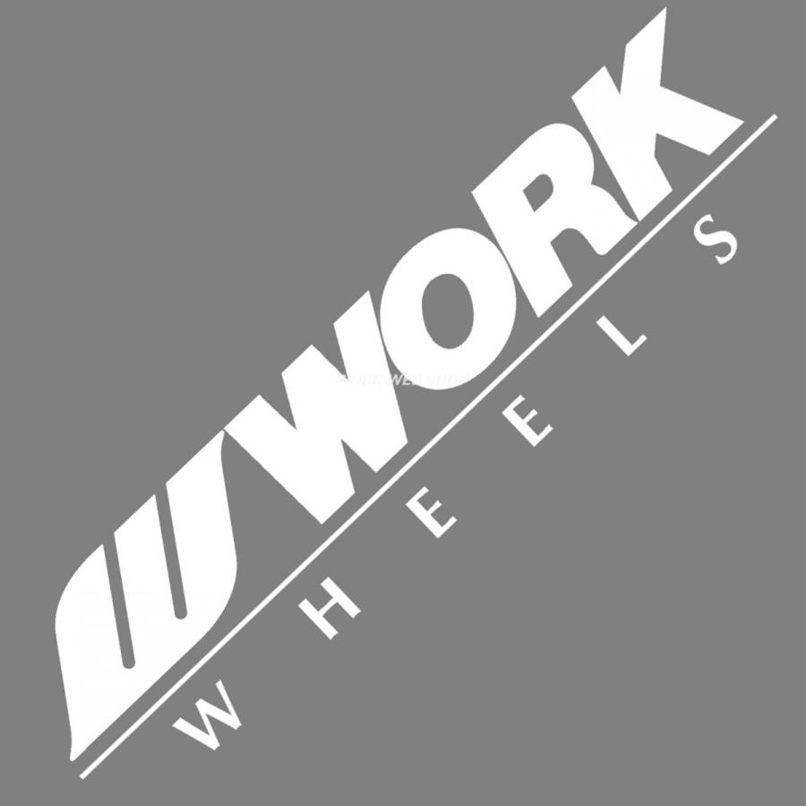 ワーク(WORK)　ステッカー　ワークロゴ　ちょっと大きめのサイズ　幅310mm　抜き文字　色は ホワイト / ブラック / シルバー / ゴールド / ブルー / レッド より｜work-web-shop｜13