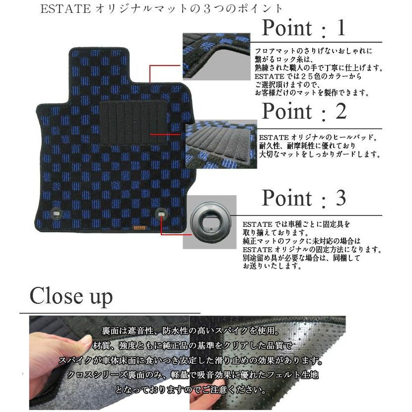 日産 新型 ルークス BB5A BB6A BB1A BB2A フロアマット カーマット 2025年 プレイドシリーズの画像