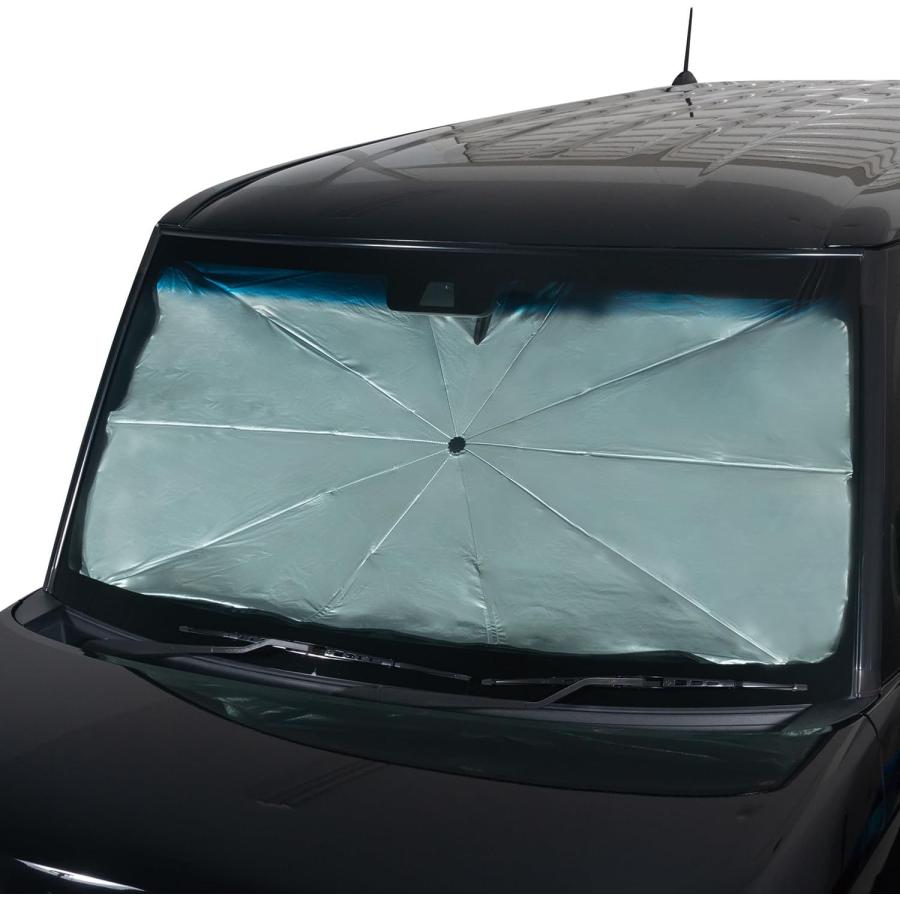 サンシェード 車  傘型 Sサイズ 折りたたみ フロントガラス用 遮光 UVカット 日よけ パラソル | BONFORM | 01