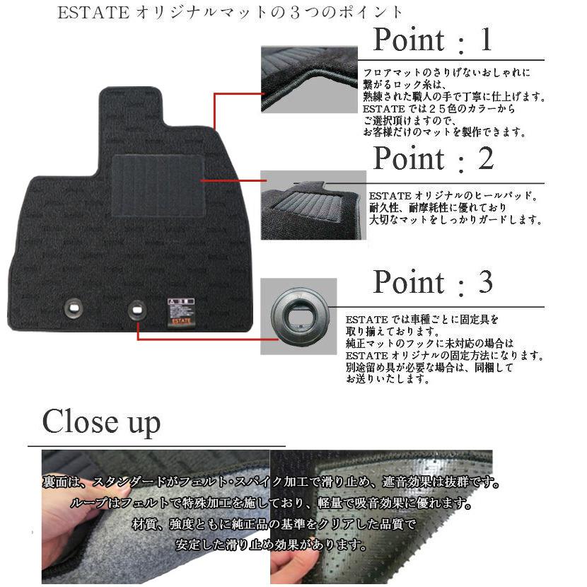 トヨタ C-HR フロアマット ナチュラルシリーズ カーマット｜work｜04
