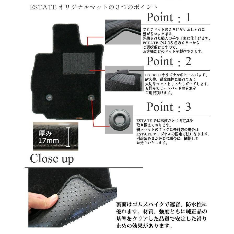 トヨタ 新型 ヤリス Yaris フロアマット カーマット プレミアムブラック Toyota Yaris Pbk フロアマット専門店 Estate 通販 Yahoo ショッピング