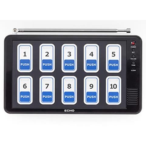 エコチャイム 呼び出し機10台、ワイヤレス番号消し機 【公式通販】