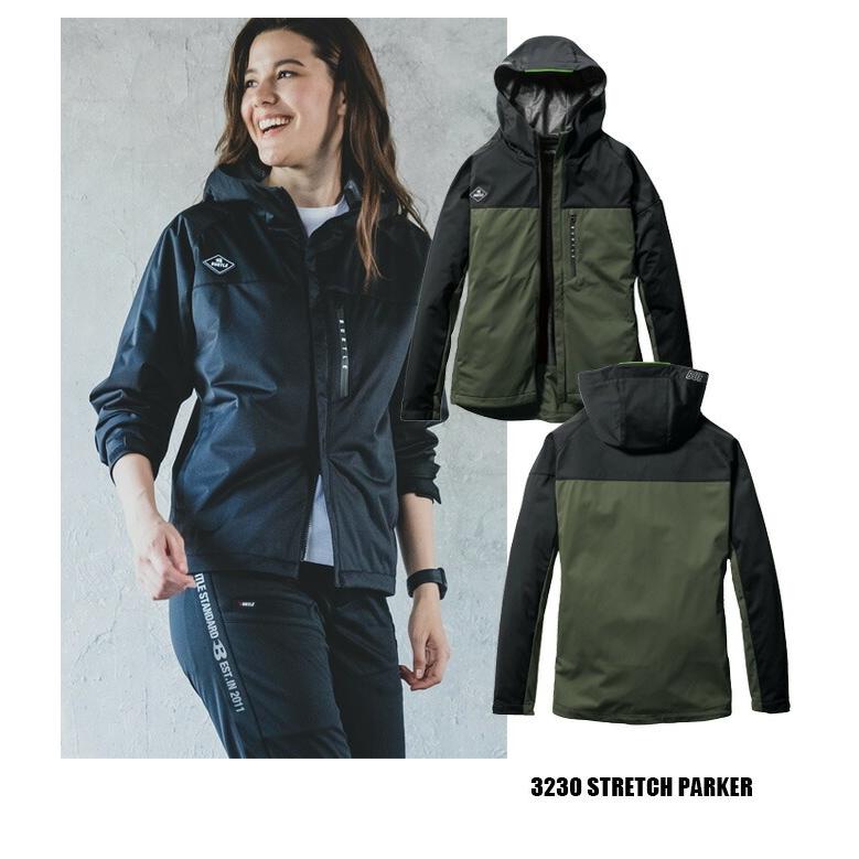 BURTLE（バートル） 軽防寒 ストレッチパーカ 2023 2024 AW 新作