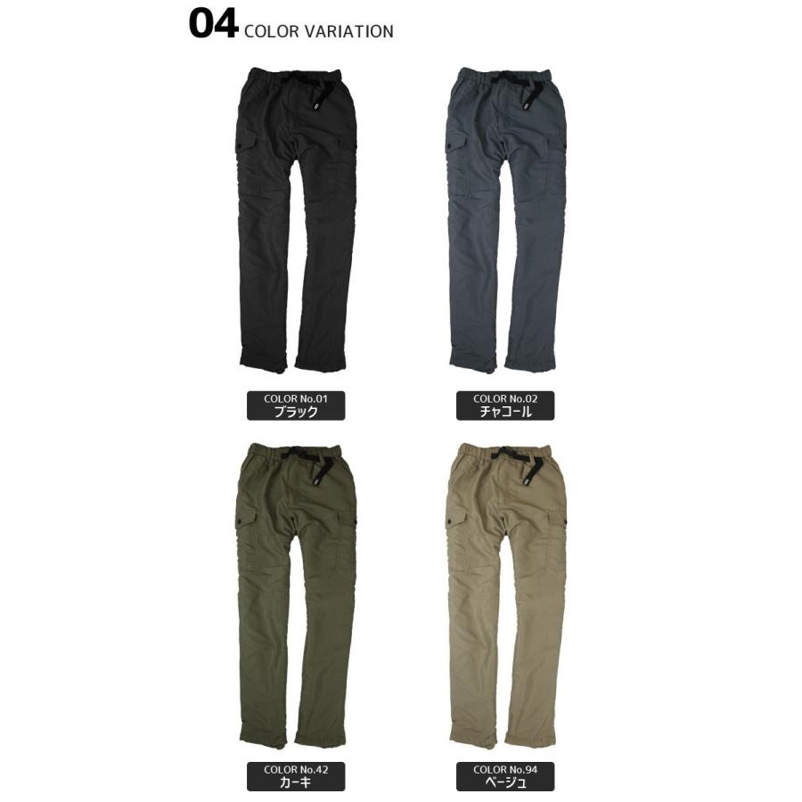 あったか 暖パン 裏フリース クライミング カーゴパンツ OUTDOOR