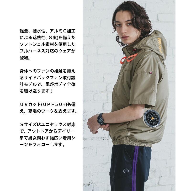 BURTLE（バートル） エアークラフト 2026年 新作 AC半袖ブルゾン (単品