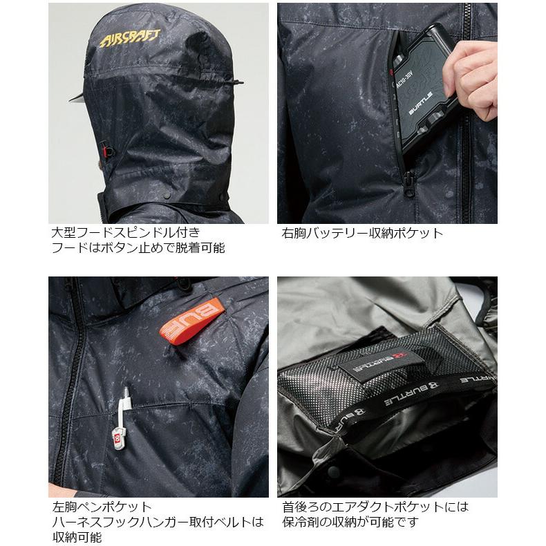 BURTLE（バートル） エアークラフト 2026年 新作 AC半袖ブルゾン (単品