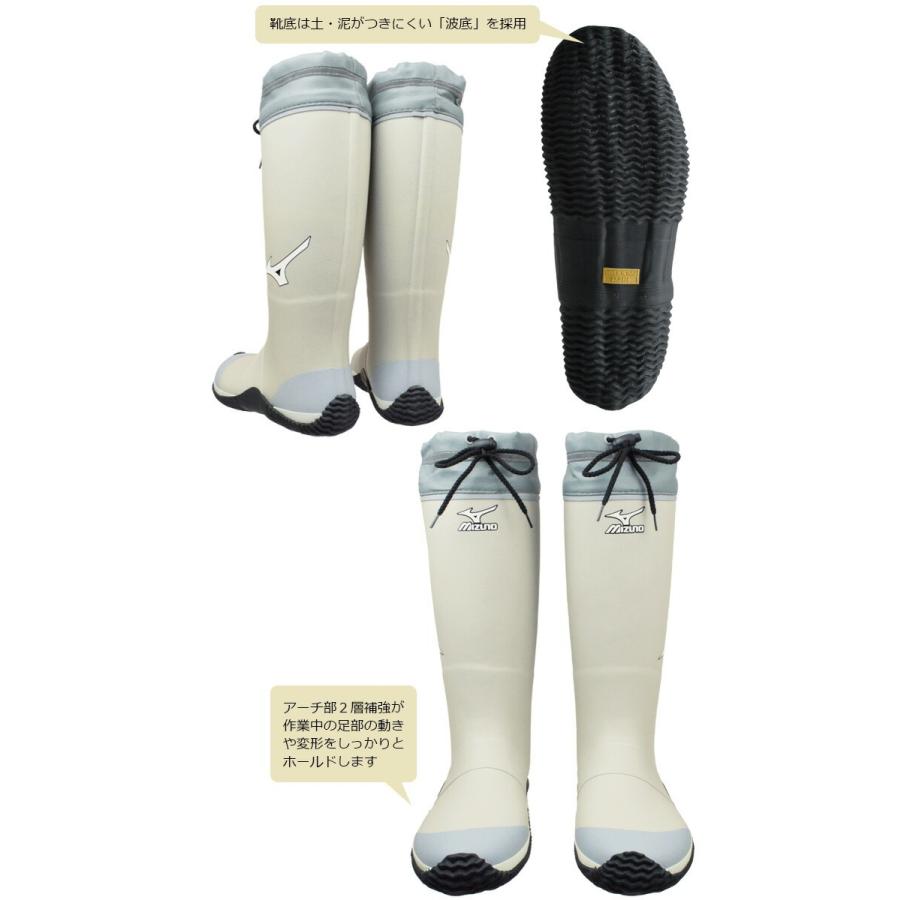 MIZUNO（ミズノ） 長靴 暑さ軽減タイプ ワークブーツ ジャスタフィット