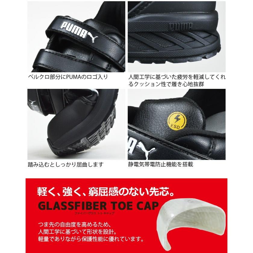 PUMA（プーマ） 安全靴 ライダー 2.1 ロー フック＆ループ RIDER 2.1