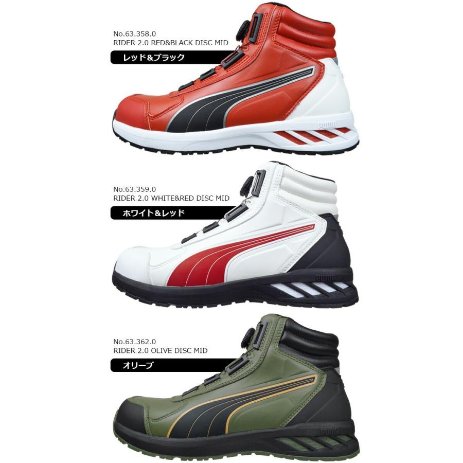 PUMA プーマ 安全靴 スニーカー ダイヤル式 ライダー 2.0 PUMA プーマ 安全靴 スニーカー ダイヤル式 ライダー 2.0