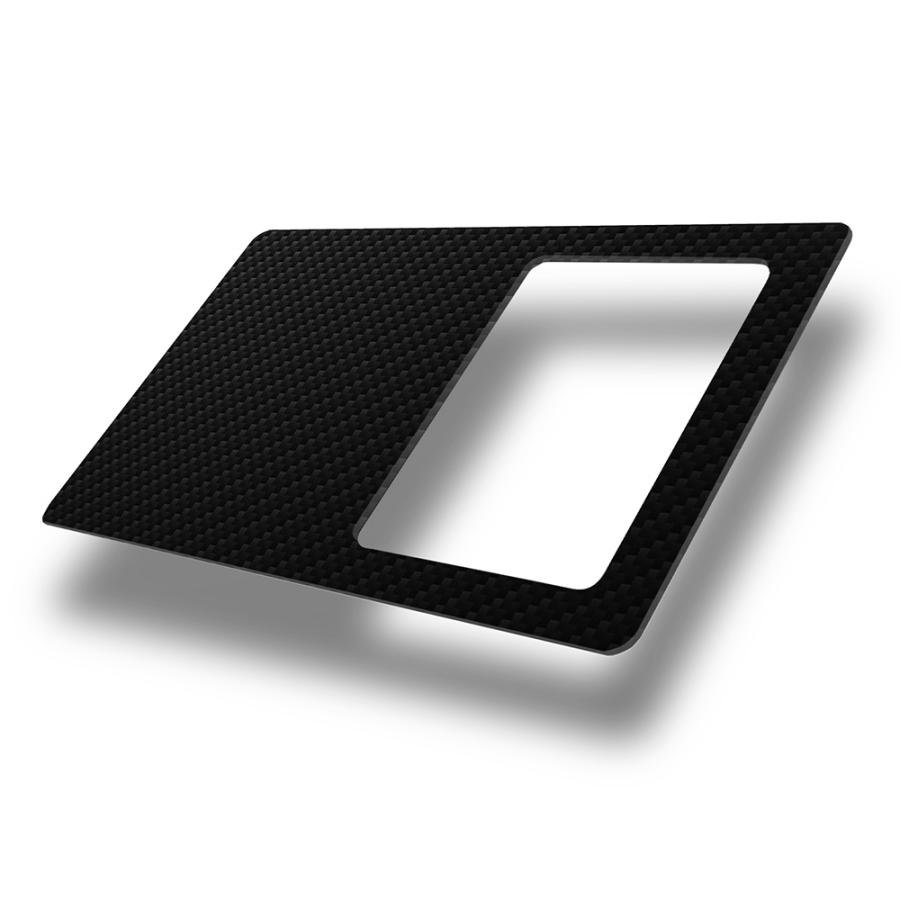 【MESEBOスマート】インターホン用アクセサリー 玄関周りをおしゃれに変える「着せ替え伝言ボード」アクリル素材 両面テープ付 日本製 (左右タイプ:カーボン調A) |  | 01