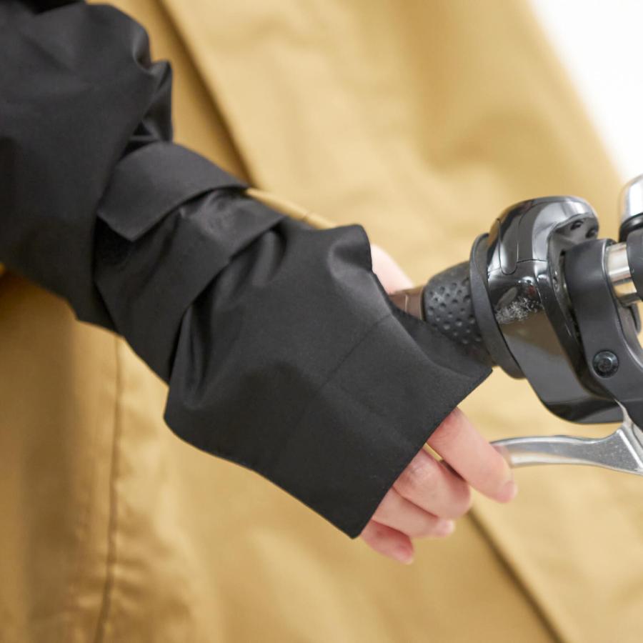 レインコート 自転車 リュック対応 レインポンチョ メンズ レディース 男女兼用 ジュニア アウトドア 通学 通勤 おしゃれ ロング カッパ AH-100 ハイポンチョDX | AME TO HARE | 16