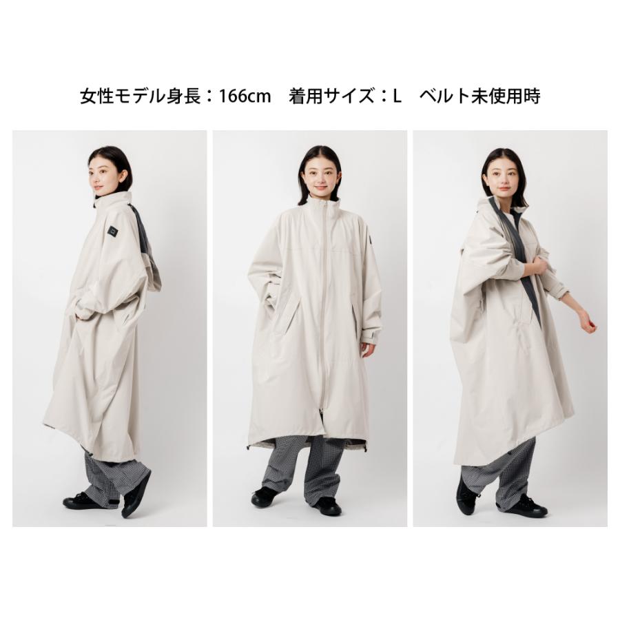 コールハン ベージュ フード付き レインコート コールハン ベージュ フード付き レインコート COLE HAAN コール