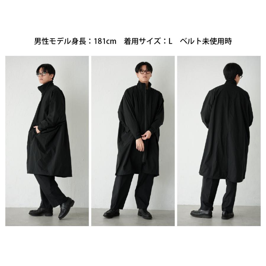 レインポンチョ 自転車 ヘルメット対応 レディース メンズ アウトドア 通学 通勤 フード付き 防水 おしゃれ ロング AH-101 サイクルモードレインポンチョEX | AME TO HARE | 16