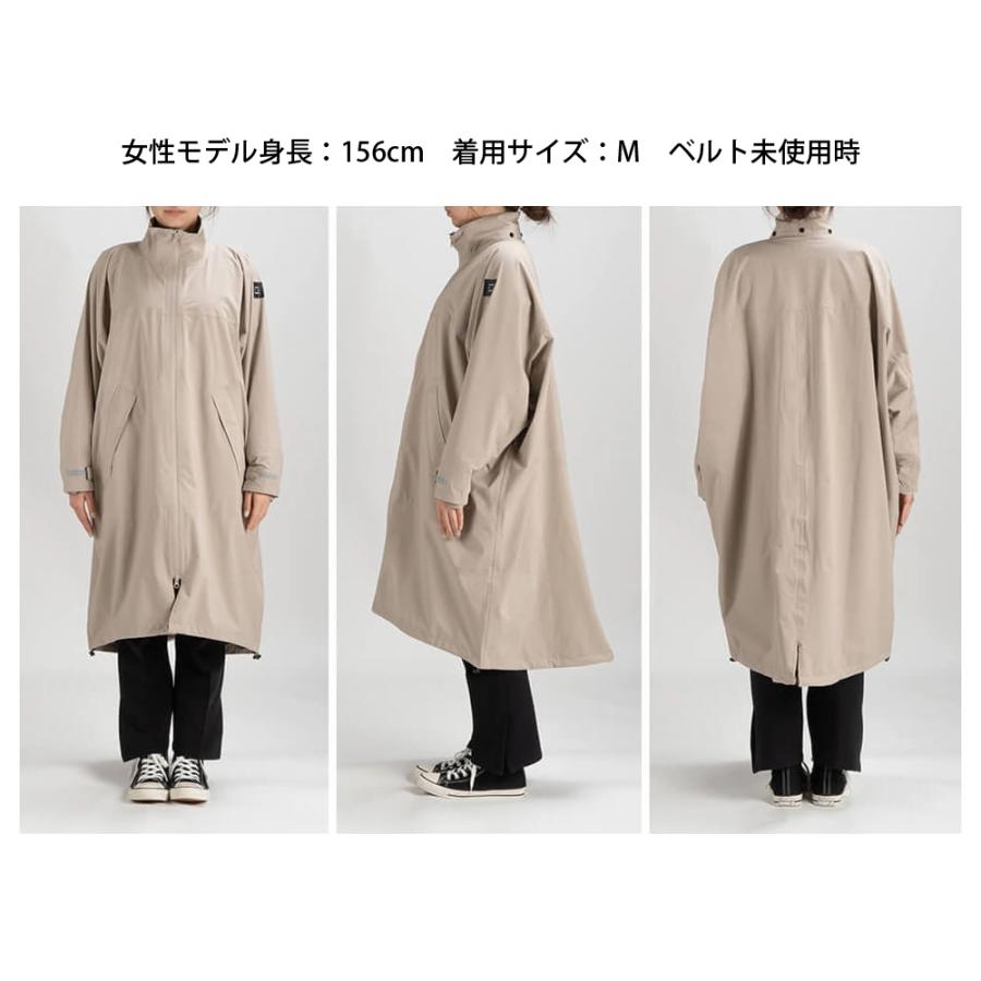 OHGA フード付きポンチョ ベージュ 70042-3108_1.jpg