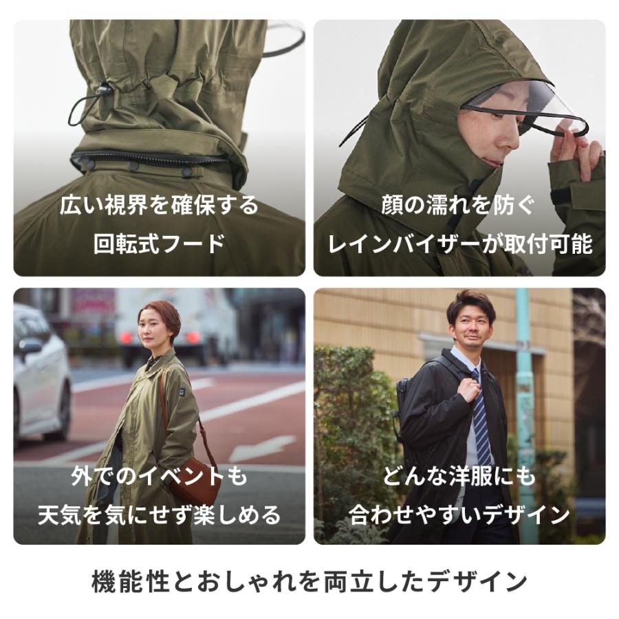 AME TO HARE（アメトハレ） レインコート メンズ レディース 通勤