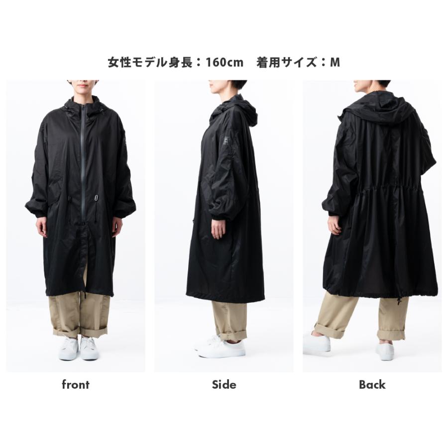 ウィンドブレーカー UVカット メンズ レディース ロング コート 撥水 レインコート 薄手 軽量 紫外線対策 自転車 AH-301 UV撥水コート | カジメイク | 17