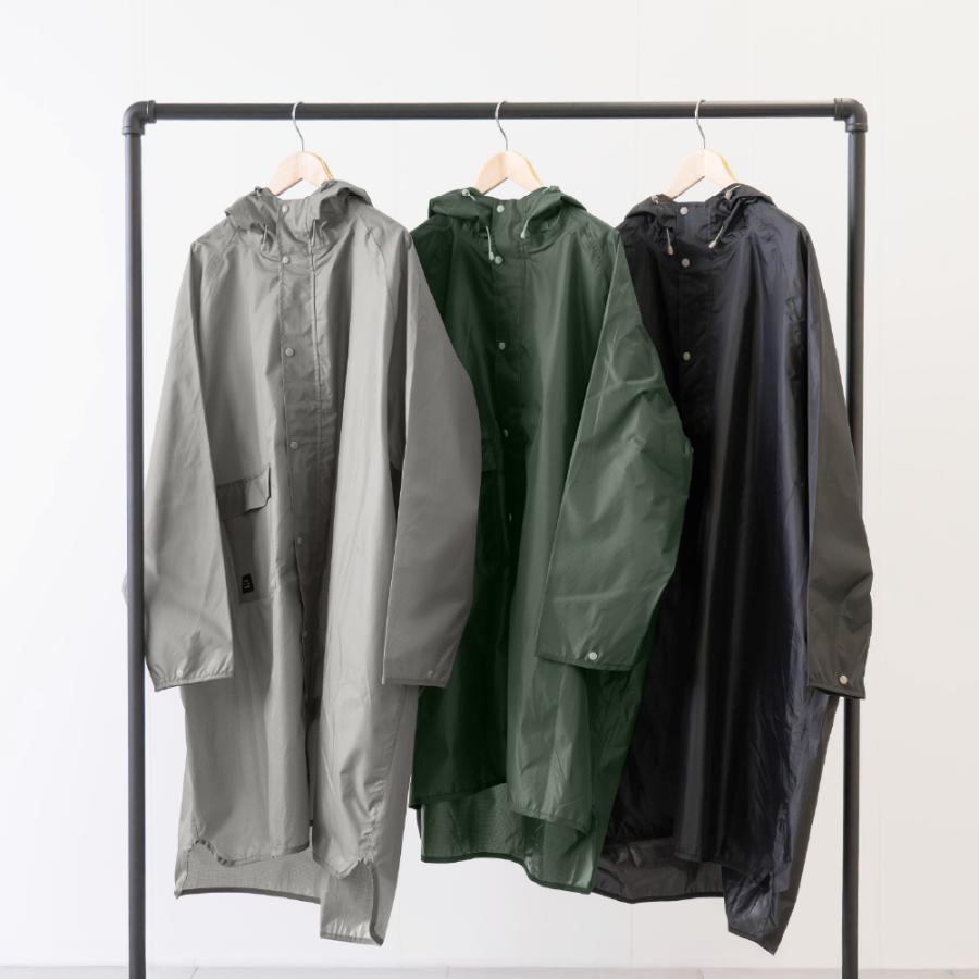 レインコート  レインポンチョ メンズ レディース 男女兼用 ジュニア アウトドア 通学 通勤 おしゃれ  カッパ AH-304 ライトレインコート | AME TO HARE | 04
