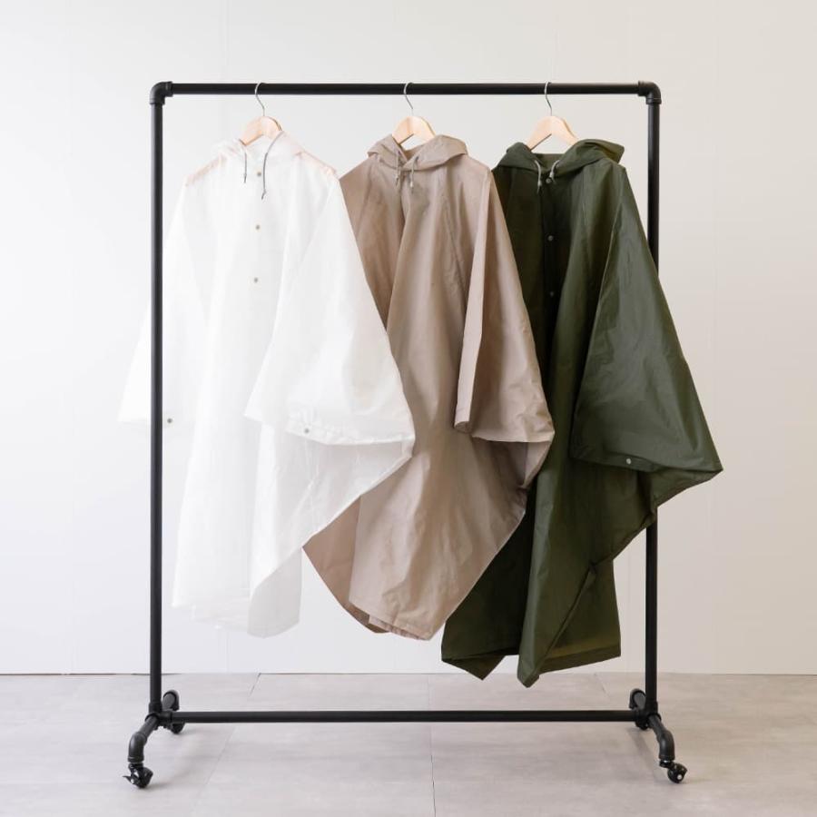 レインポンチョ レディース フード付き 防水 イベント フェス レジャー 軽い 軽量 おしゃれ ロング丈 カッパ 雨具 リュック AH-305 EVAレインポンチョ | AME TO HARE | 04