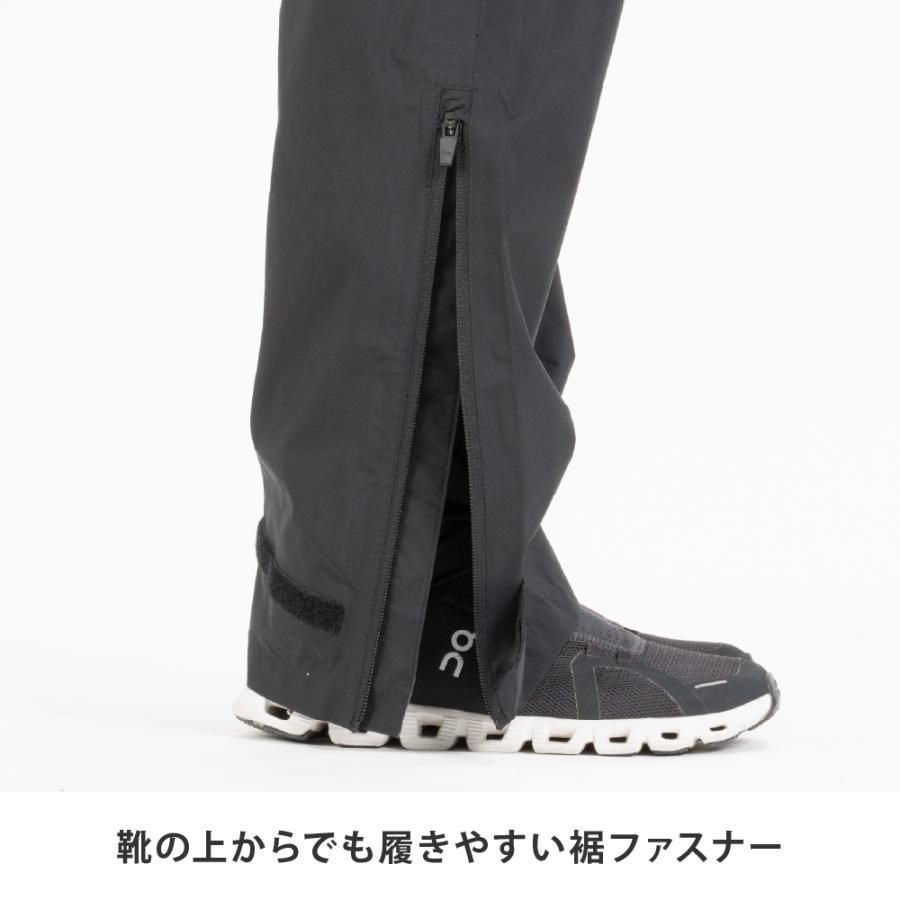 レインスーツ ストレッチ ベンチレーション 裏メッシュ メンズ レディース 通勤 防水 透湿 高機能 自転車 雨具 AH-401 アクティブベントレインスーツ | AME TO HARE | 15