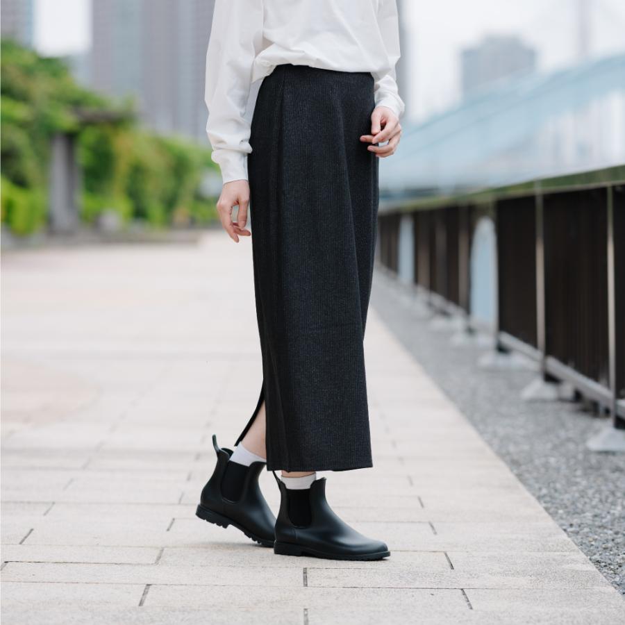 レインブーツ レディース おしゃれ 雨 防水 ショート 長靴 雨靴 サイドゴア レインシューズ 通勤 通学 梅雨 AH-601 PVCサイドゴアレインブーツ | カジメイク | 14