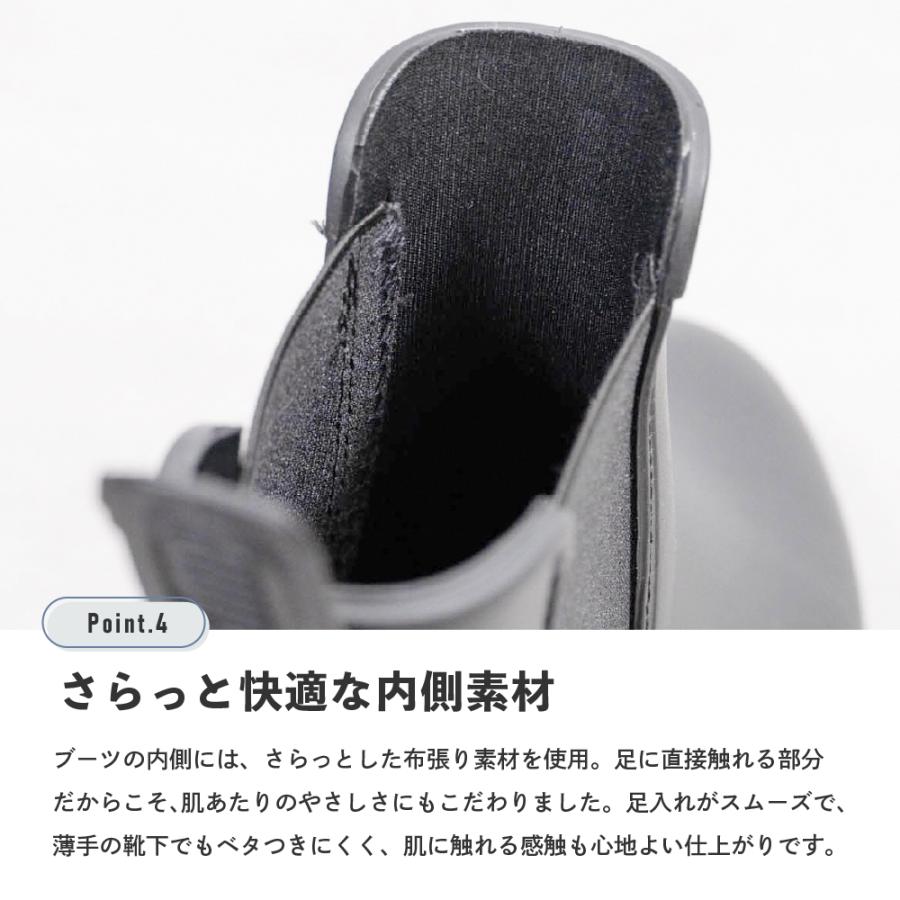 レインブーツ レディース おしゃれ 雨 防水 ショート 長靴 雨靴 サイドゴア レインシューズ 通勤 通学 梅雨 AH-601 PVCサイドゴアレインブーツ | カジメイク | 07