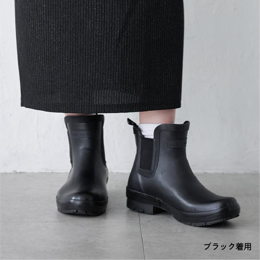 レインブーツ レディース ショート 柔らかい おしゃれ 雨 防水 ショート 長靴 雨靴 サイドゴア レインシューズ AH-602 サイドゴアレインブーツ | カジメイク | 15